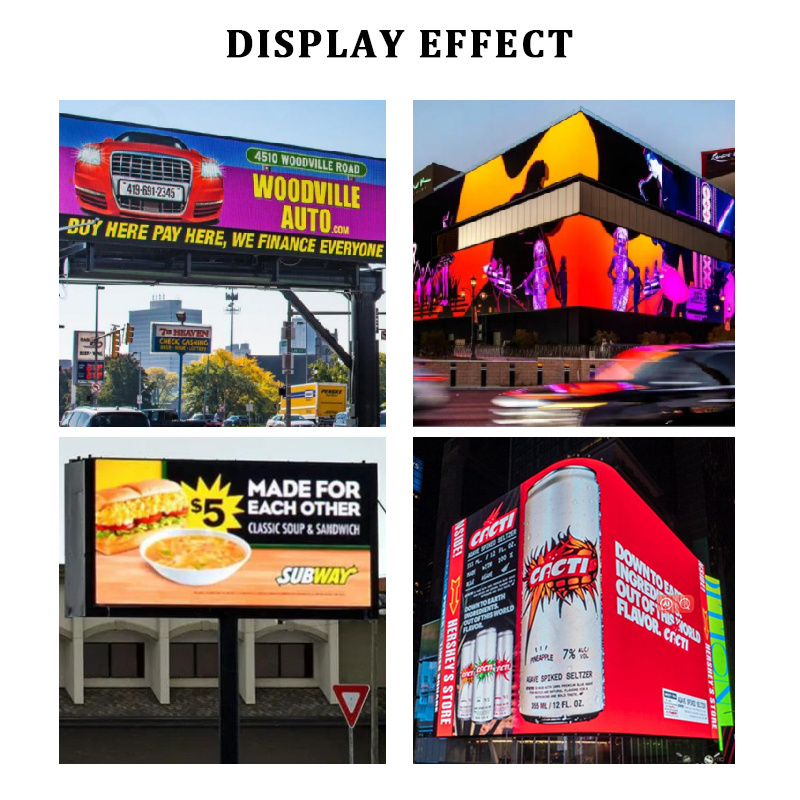 P6 2 years warranty 6mm pixel pitch highway billboards big size outdoor led advertising screen for road