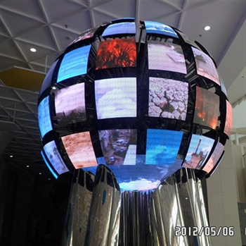 Full Color P4 Round Led Display 360 Degree Sphere Led Display