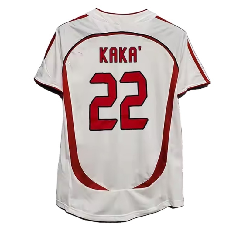 2006 07 Retro Top grade thai quality milan city Soccer Jersey KAKA quick dry classic shirt vintage football shirt