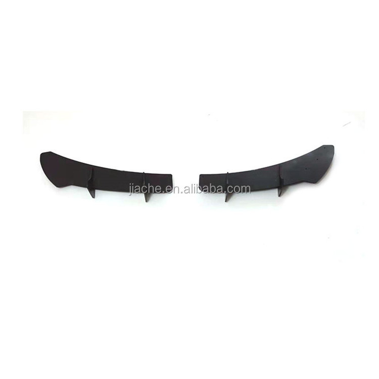 High Quality ABS Rear Lip diffuser Trim For Volkswagen VW Golf 6 VII MK6 GTI R20 Fins Shark Style Back Bumper Guard Car Styling