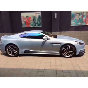 FRP Unpainted Front Bumper Side Skirts Aprons Rear Bumper Diffuser body Kit Case For Aston Martin DB9 Car Tuning Parts