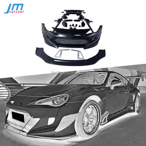 FRP Front Lip Spoiler Side Skirts Aprons Rear Diffuser Spoiler Fiberglass Wide Body kit For Toyota GT 86 Subaru BRZ FT86 FRP