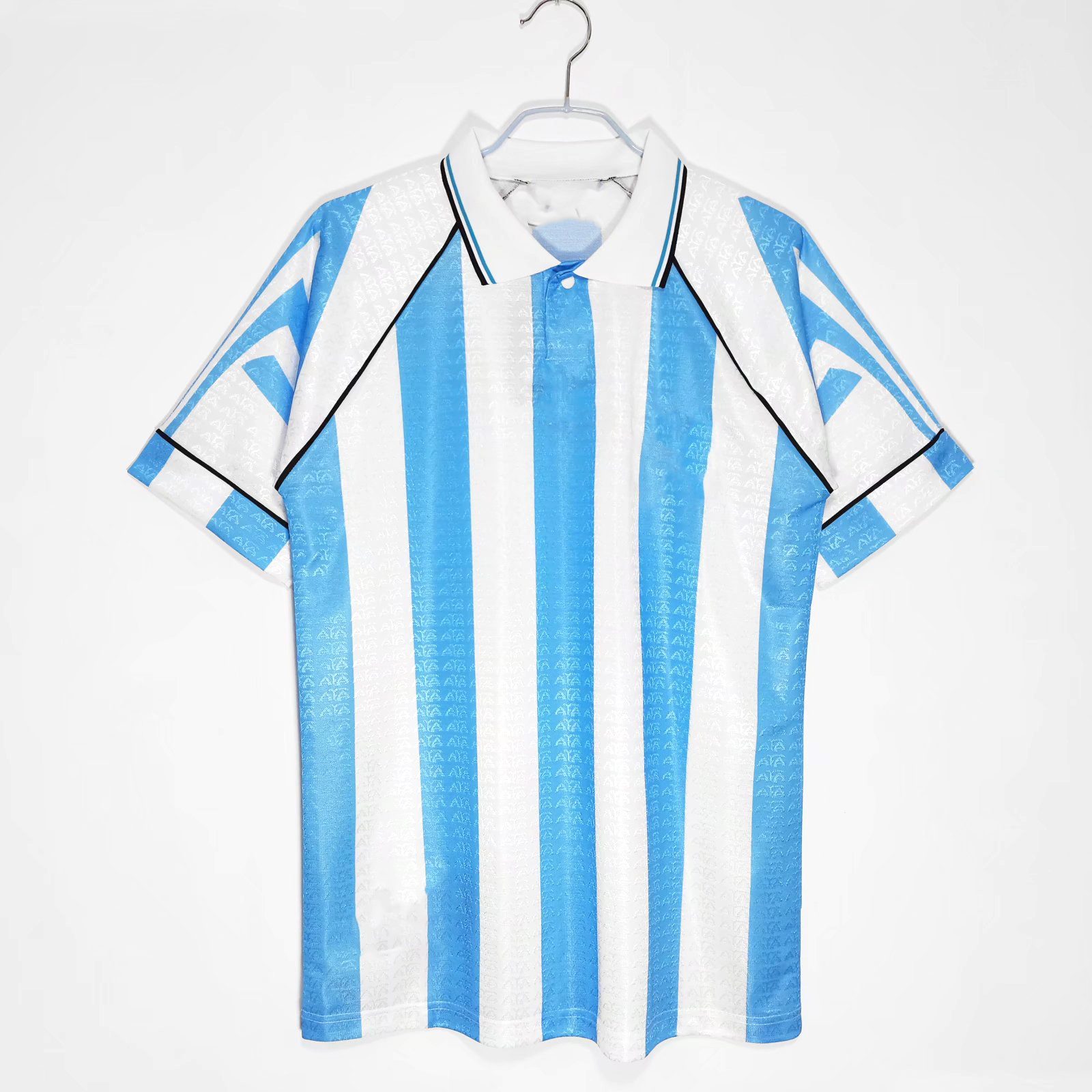 1998 Retro Sublimation Football Jerseys Argentina Country Team Short Soccer Jersey Old Style