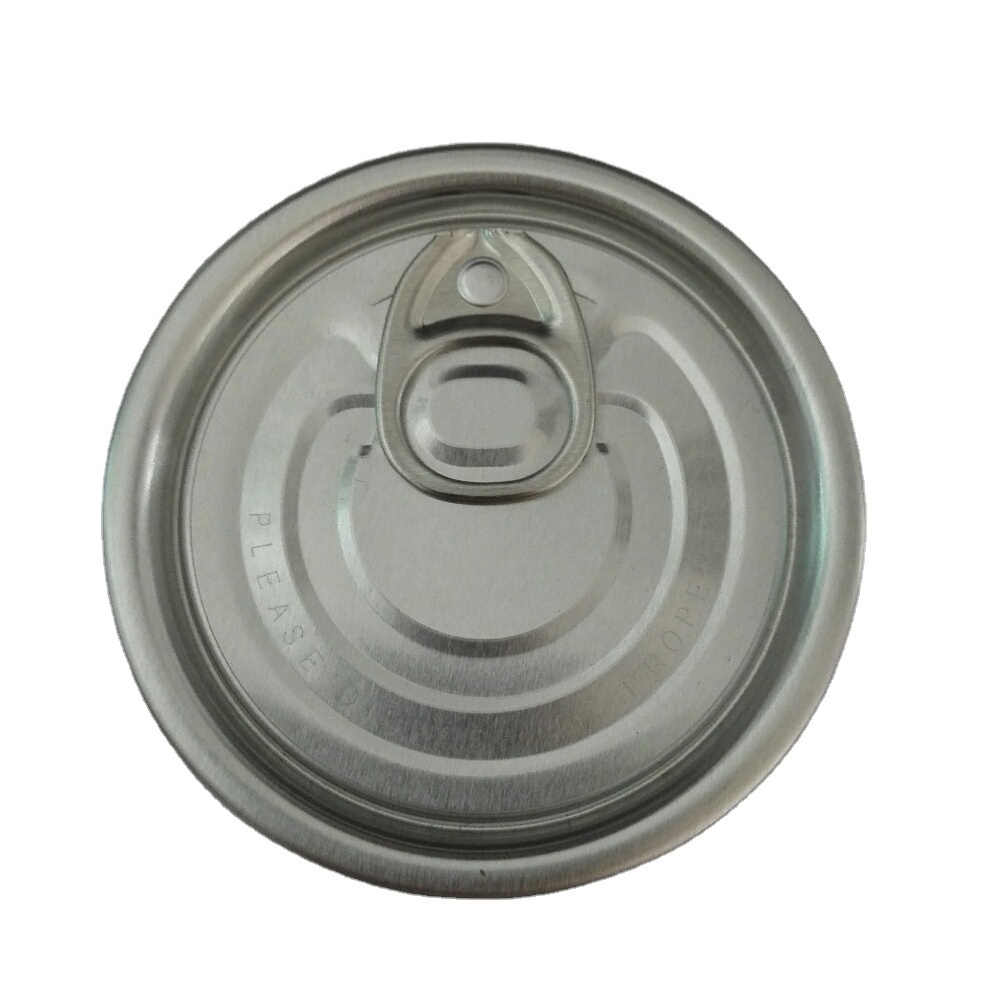 aluminum easy open can end can cap for paper canisters