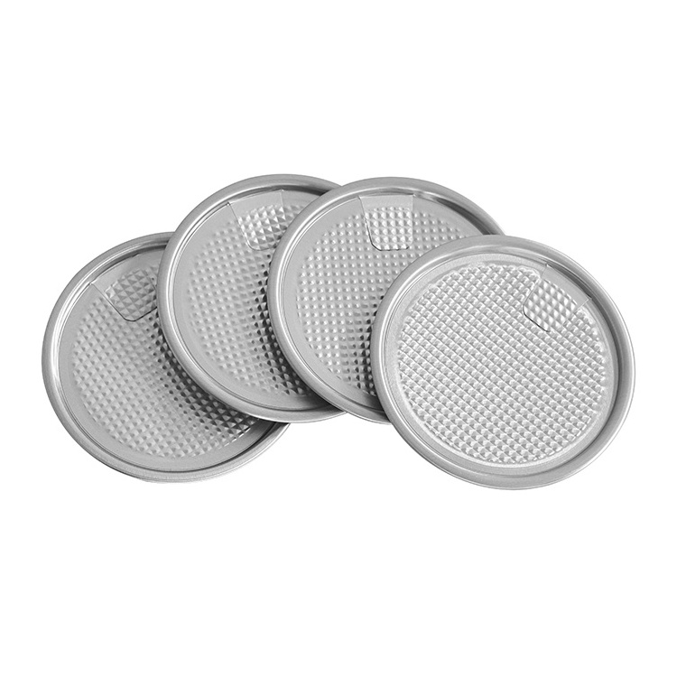 LOGO can be customized peel off easy open lids and aluminum Tinplate easy peel packing material