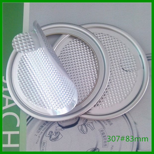 LOGO can be customized peel off easy open lids and aluminum Tinplate easy peel packing material