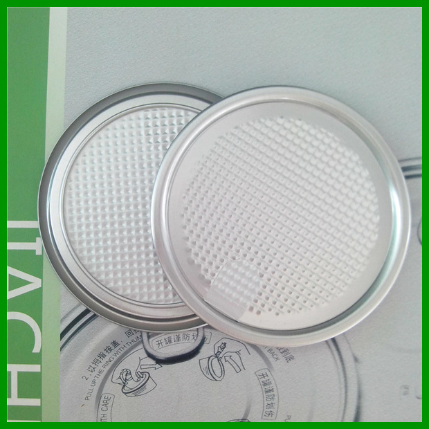 LOGO can be customized peel off easy open lids and aluminum Tinplate easy peel packing material