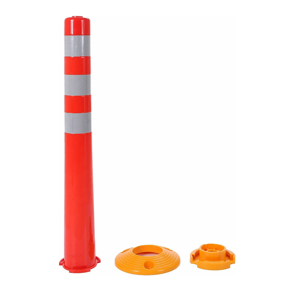 80cm/95cm plastic bollard warning post