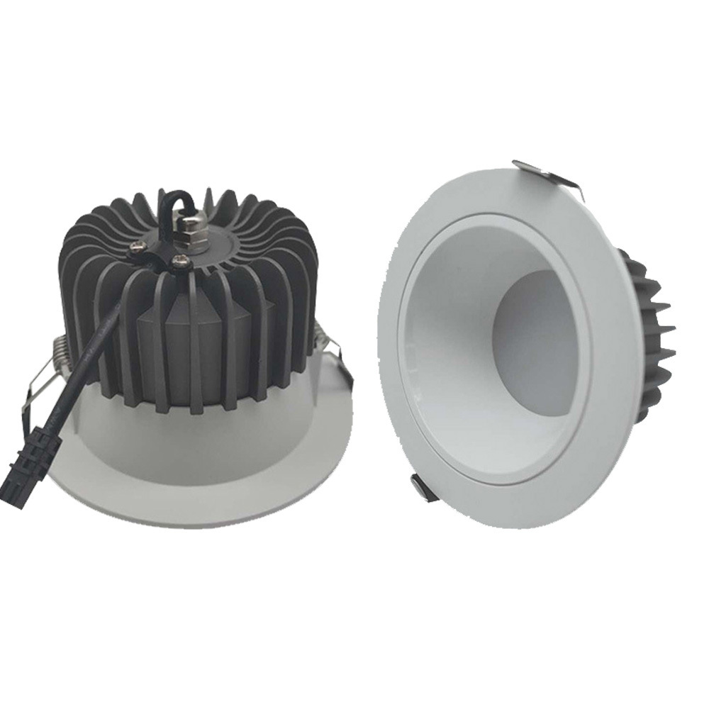 High Quality Commercial Household 7w/10w/12w Ceiling Recessed Down Light Round Led Frameless