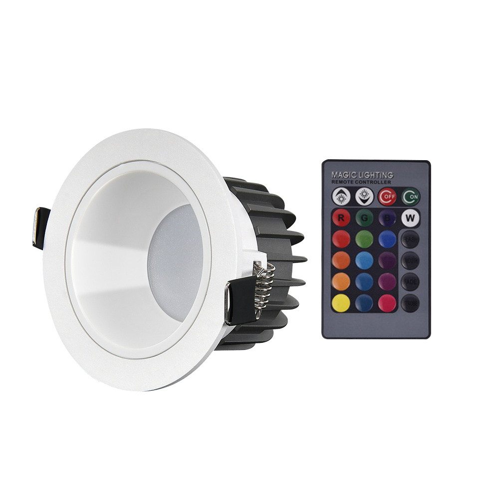 Rgb Spotlight Led Downlight Rgbw Tricolour Rgb Downlight 50w Rgb Led Downlight For Outdoor