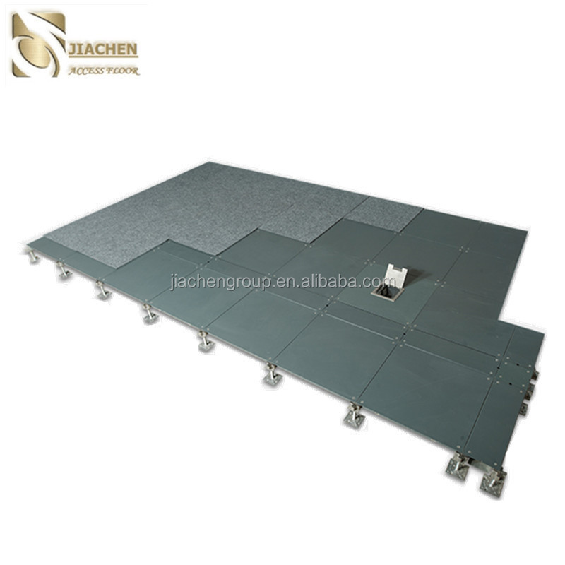 bare finish cement core raised access antistatic floor oa false floor