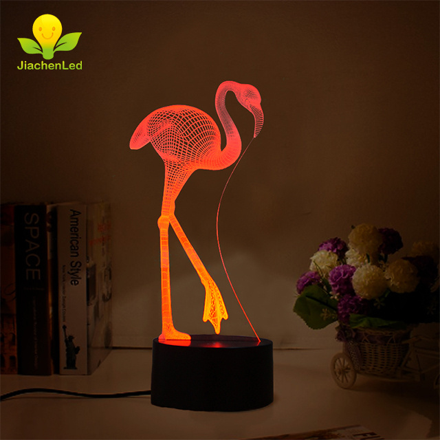 Wholesale Flamingo Bed Room Lamp Design Kids Bed Light