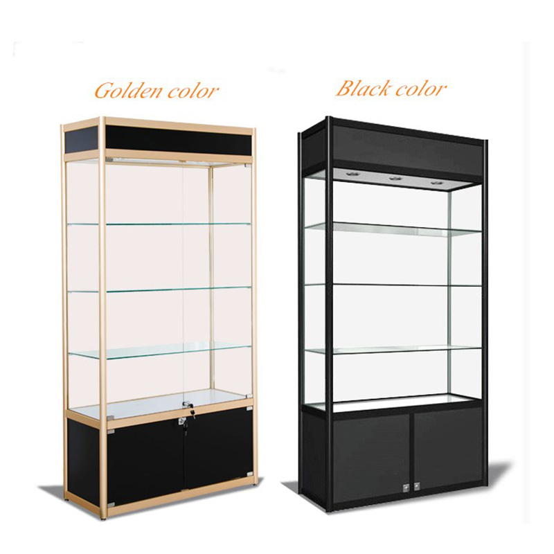 Factory direct good price cabinet hot sale with glass door low price  display shelf