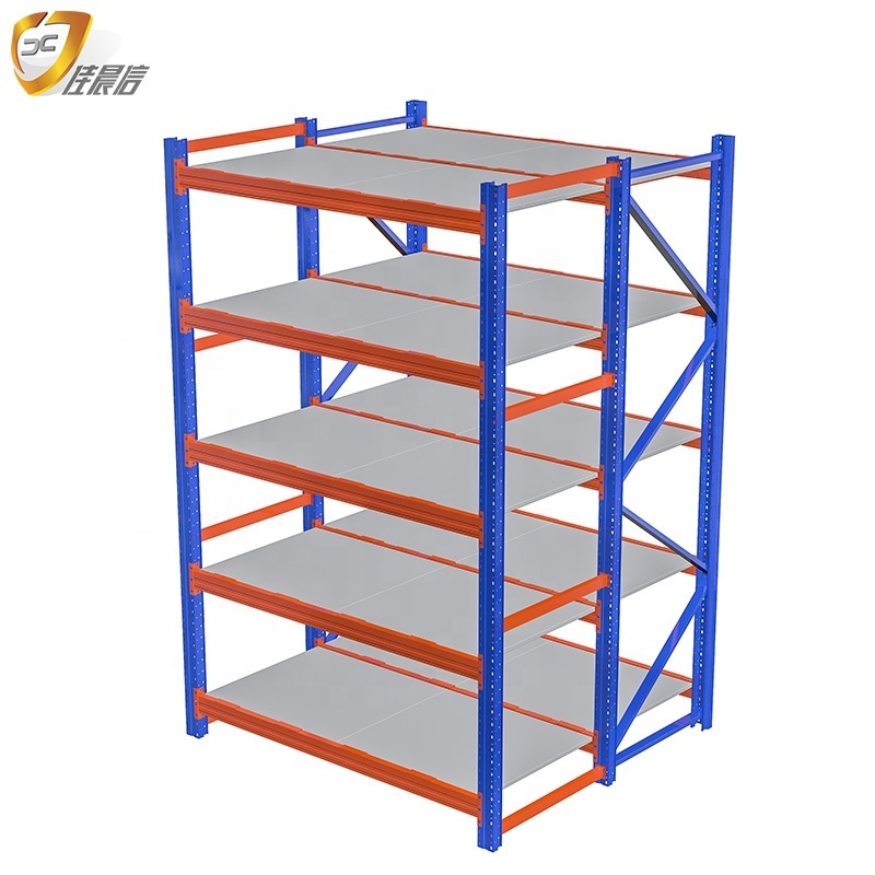 Heavy commercial gondola metal storage warehouse metallic storage shelf warehouse shelf