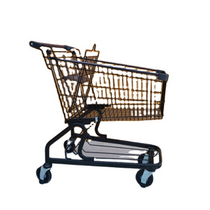 High quality hand carts and steel trolley cart shopping bags supermarket