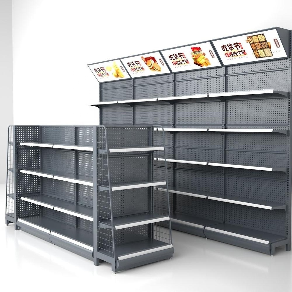 Retail Store Rack Supermarket Shelf Gondola Shelving/Gondola Shelf Store Metal Display Rack Supermarket Equipment