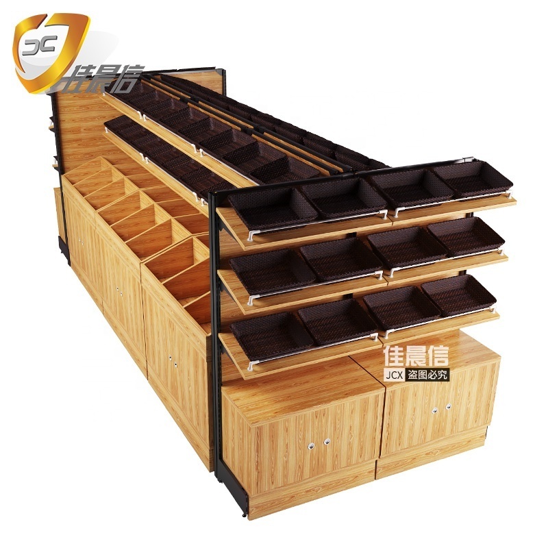 2019 Customized Metal Gondola Shelf Steel Snacks Supermarket Shelf/Rack/Stand