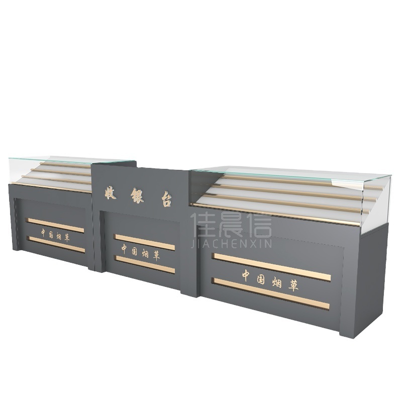 Factory Direct Sales Combination Cashier Retail Store Cigarette and Wine Cashier Wooden Assembly Kanto Cooking checkout Counter