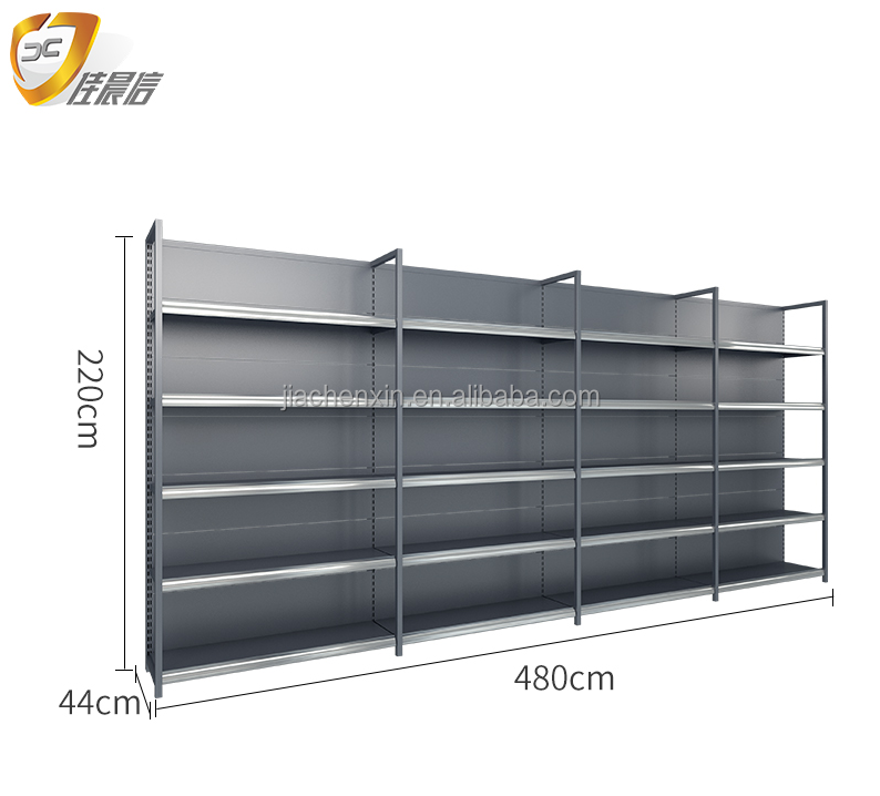 New Design Supermarket Shelves Storage Rack with pillar column Display racks with Adjustable Layer clothing racks for boutique