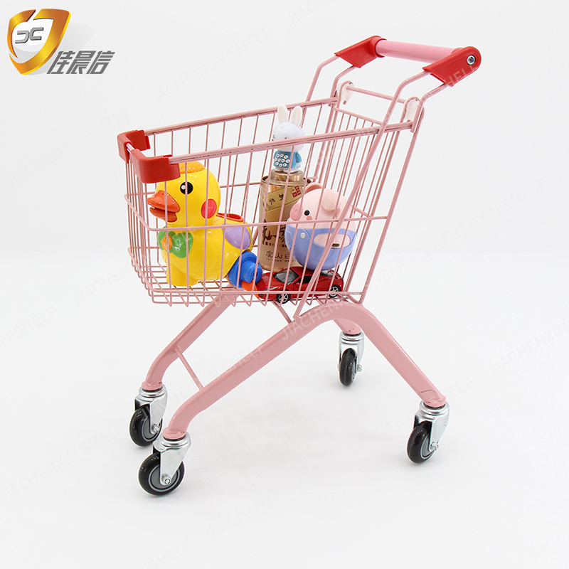 Fashion design trolley shopping carts trolley bag with chairs for supermarket