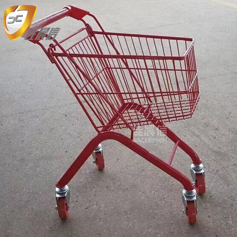 High quality hand carts and steel trolley cart shopping bags supermarket