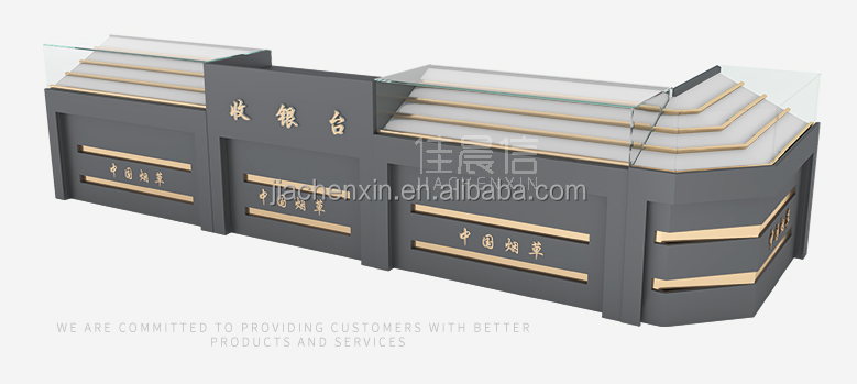 Factory Direct Sales Combination Cashier Retail Store Cigarette and Wine Cashier Wooden Assembly Kanto Cooking checkout Counter