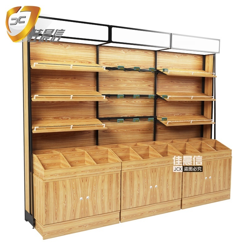 2019 Customized Metal Gondola Shelf Steel Snacks Supermarket Shelf/Rack/Stand