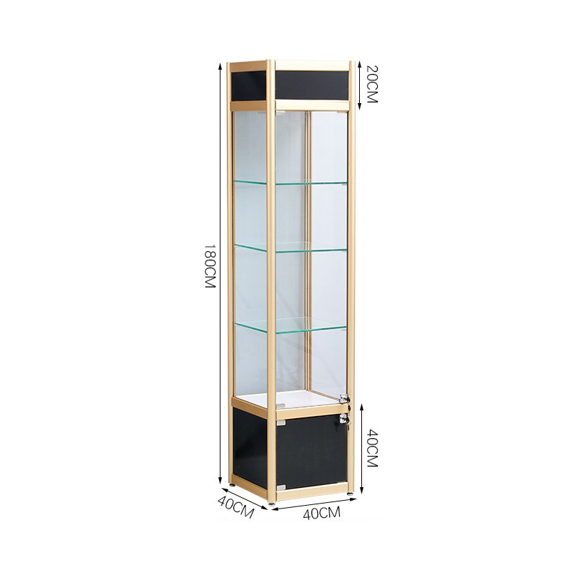 Factory direct good price cabinet hot sale with glass door low price  display shelf