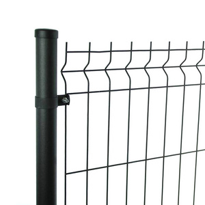 Outdoor PVC Coated 3D Wire Mesh Fence/ Welded Garden Fence Panels Metal Iron Warehouse Security Fence and Electric Gate