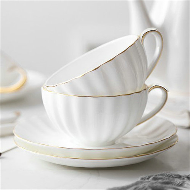 China supplier wholesale pakistan luxury ceramic stoneware tea set for wedding