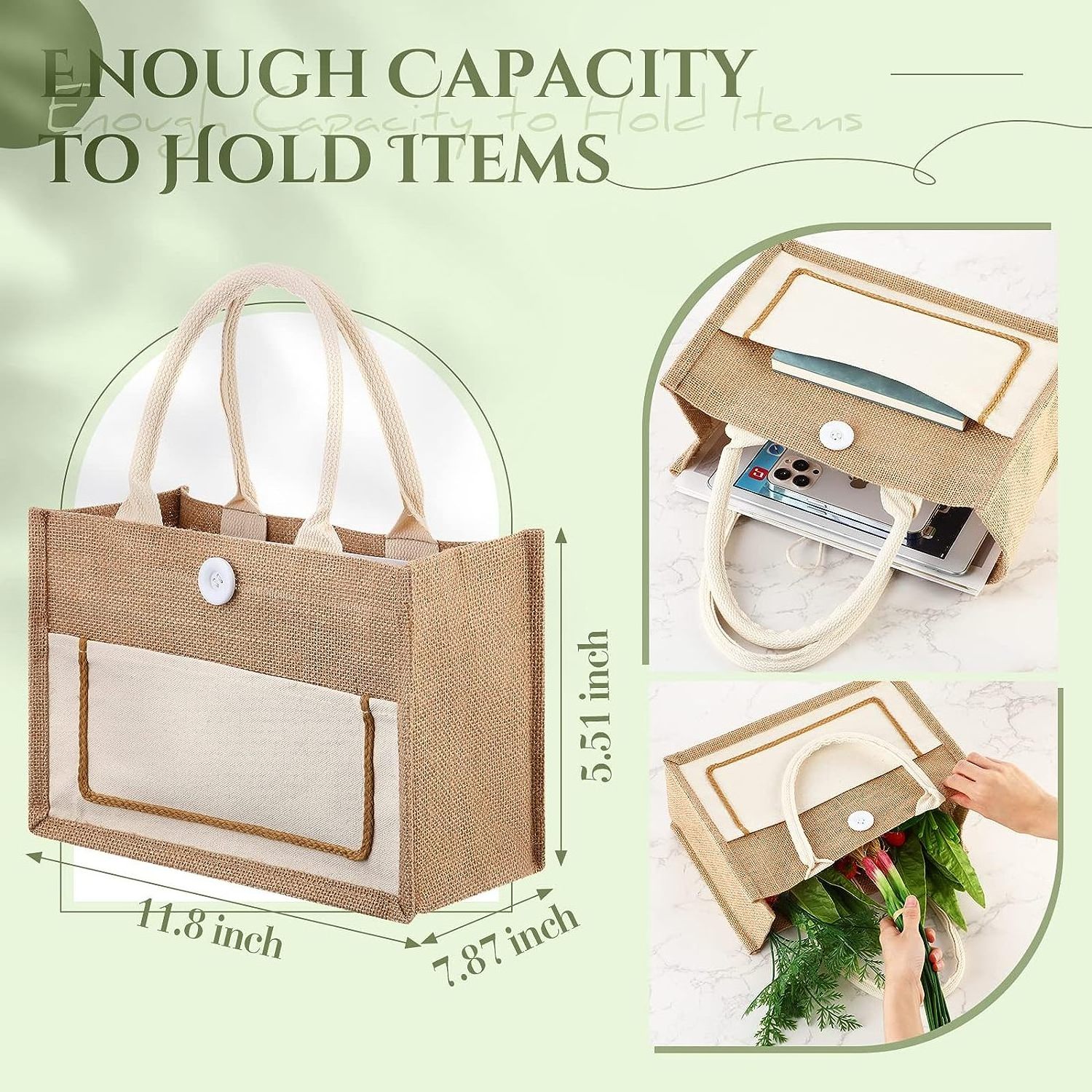 Custom Manufacturers Natural Grocery Shopping Hessian Bags Beach handbags Jute Gunny Tote Bag Blank Burlap Tote calico bag