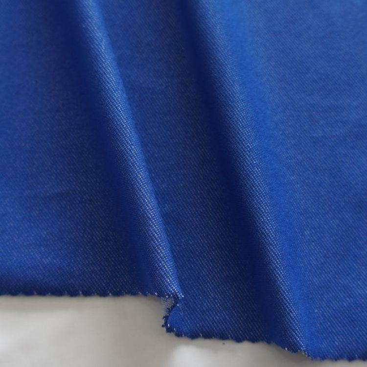 Wholesale high quality knitted twill cotton denim fabric for jeans