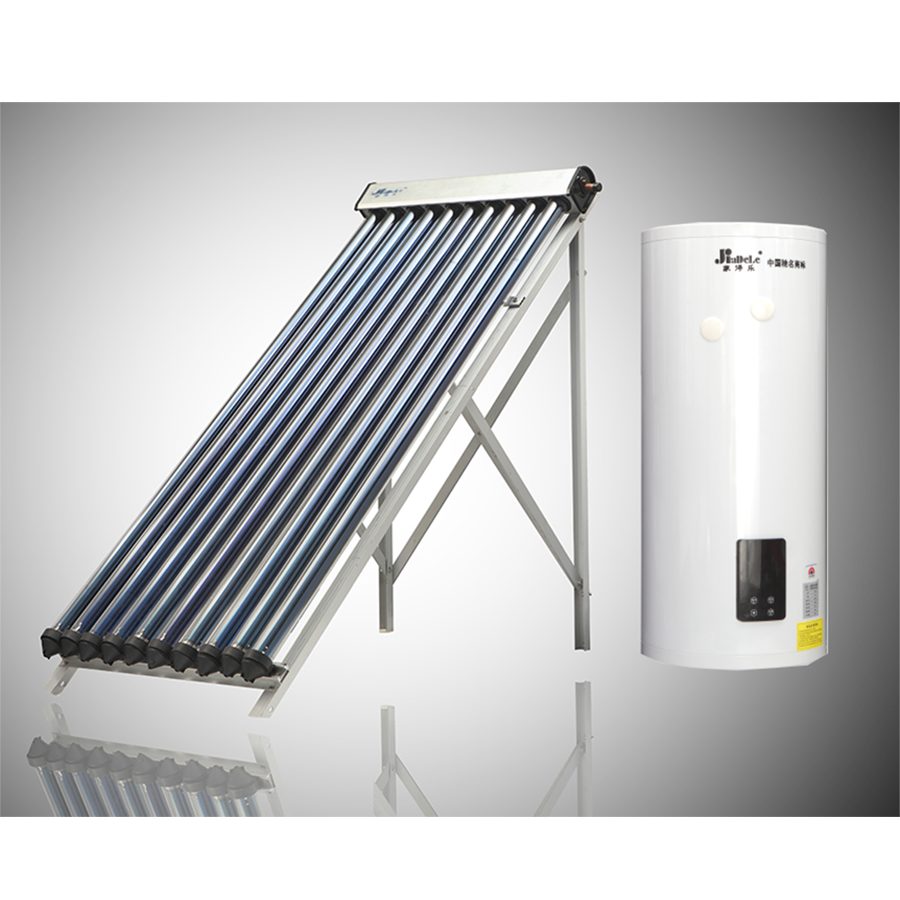 JIADELE Popular Heat pipe Pressurized Split Solar Water Heater 200 Liter solar water system solar geyser for Home