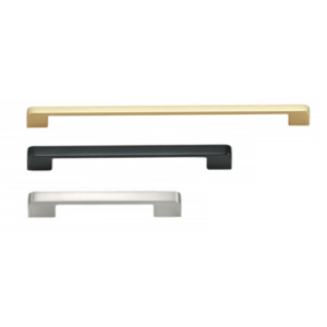 Modern Furniture Kitchen Zinc Alloy Door Handle Solid Brushed Nickel Cabinet Pulls