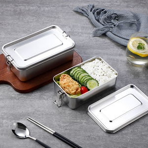 New Design American Kitchen Airtight Stainless Steel Food Storage Container Lunch Box for Adult