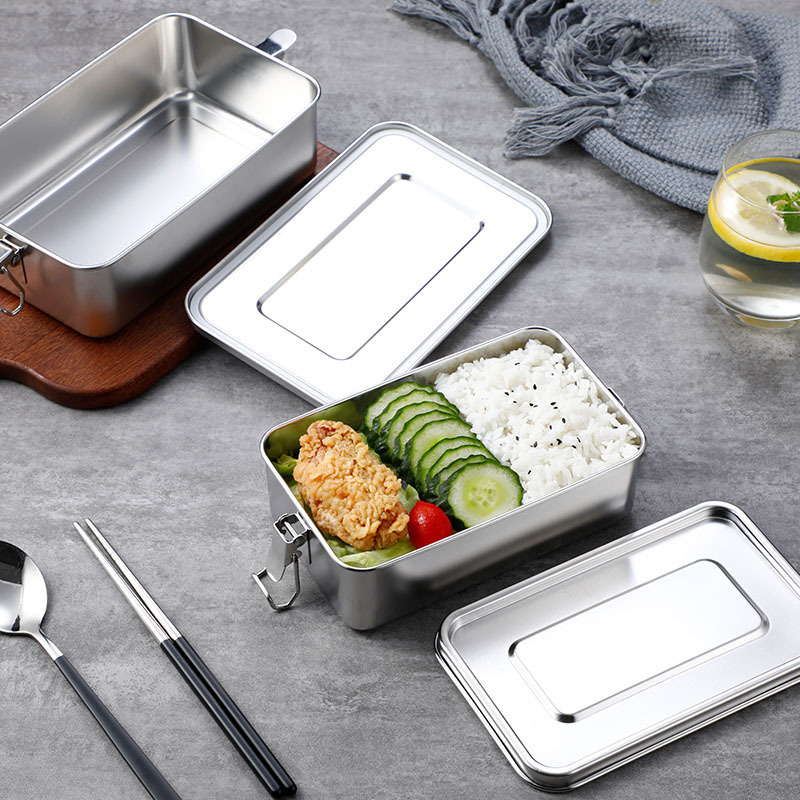 New Design American Kitchen Airtight Stainless Steel Food Storage Container Lunch Box for Adult