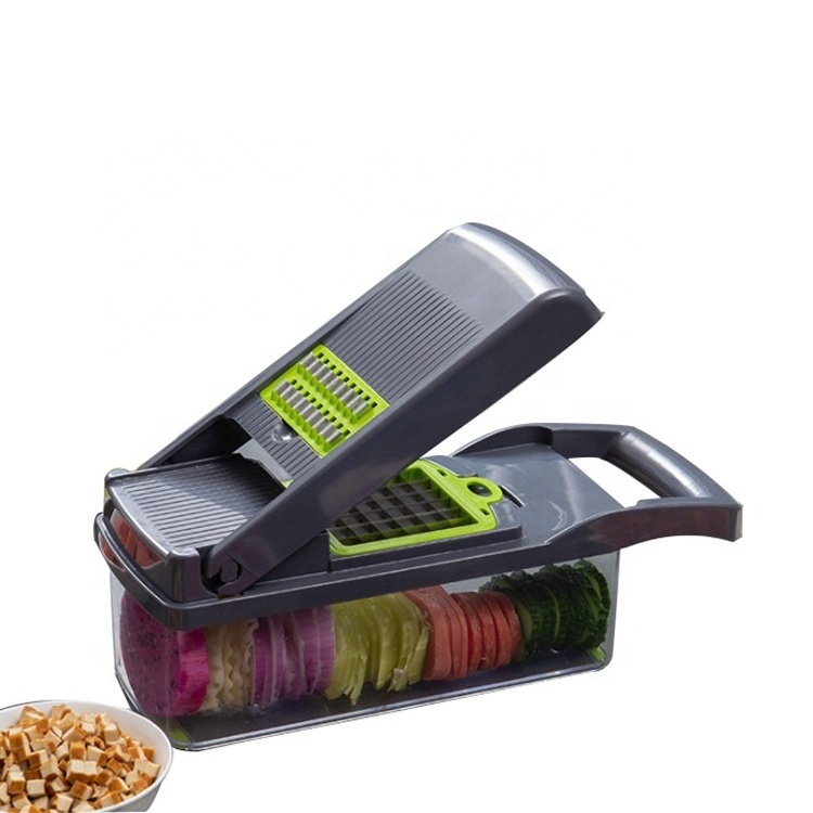 12 in 1 Vegetable Chopper Mandoline Slicer Professional Vegetable Slicer Fruit Vegetable Dicing Machine, Food Slicer Veg Chopper