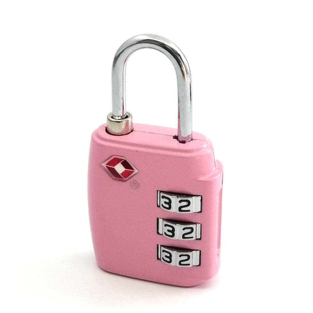 TSA Approved Luggage combination Lock Open Alert Indicator 3 Digit Combination Padlock for Travel