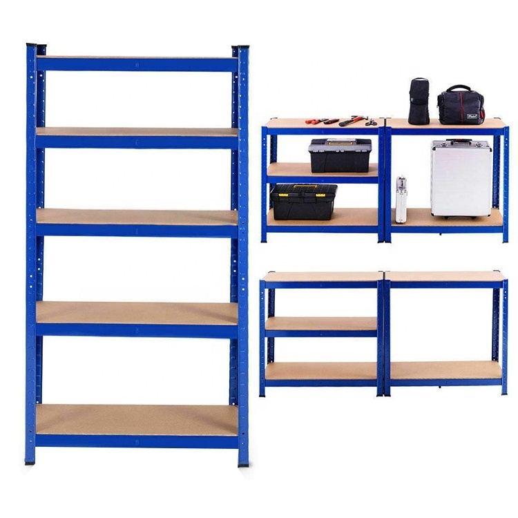 5-Shelf Storage Unit with Height Adjustable Shelves and Adjustable Levelling Feet - 1325kg Max Weight