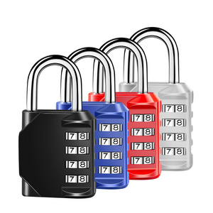 Combination Padlock, Waterproof Padlock with Code, 4 Digit Locker Padlocks for School