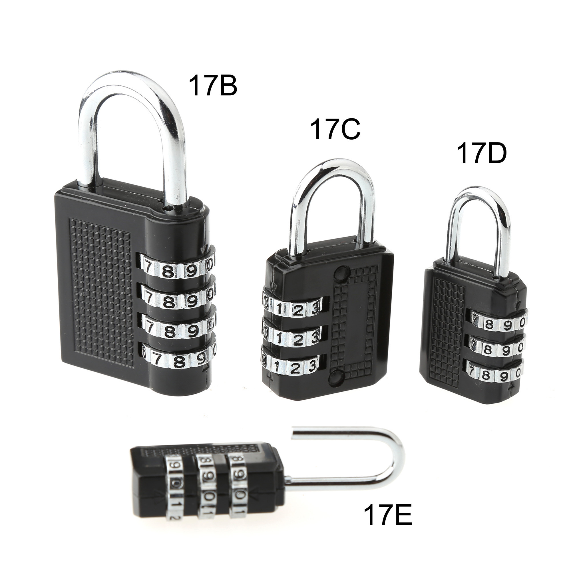 3 Digit Combination Padlock Outdoor Heavy Duty Secure and Weatherproof for Fence Gate Sheds, Gym, School, Garage Door, Toolbox