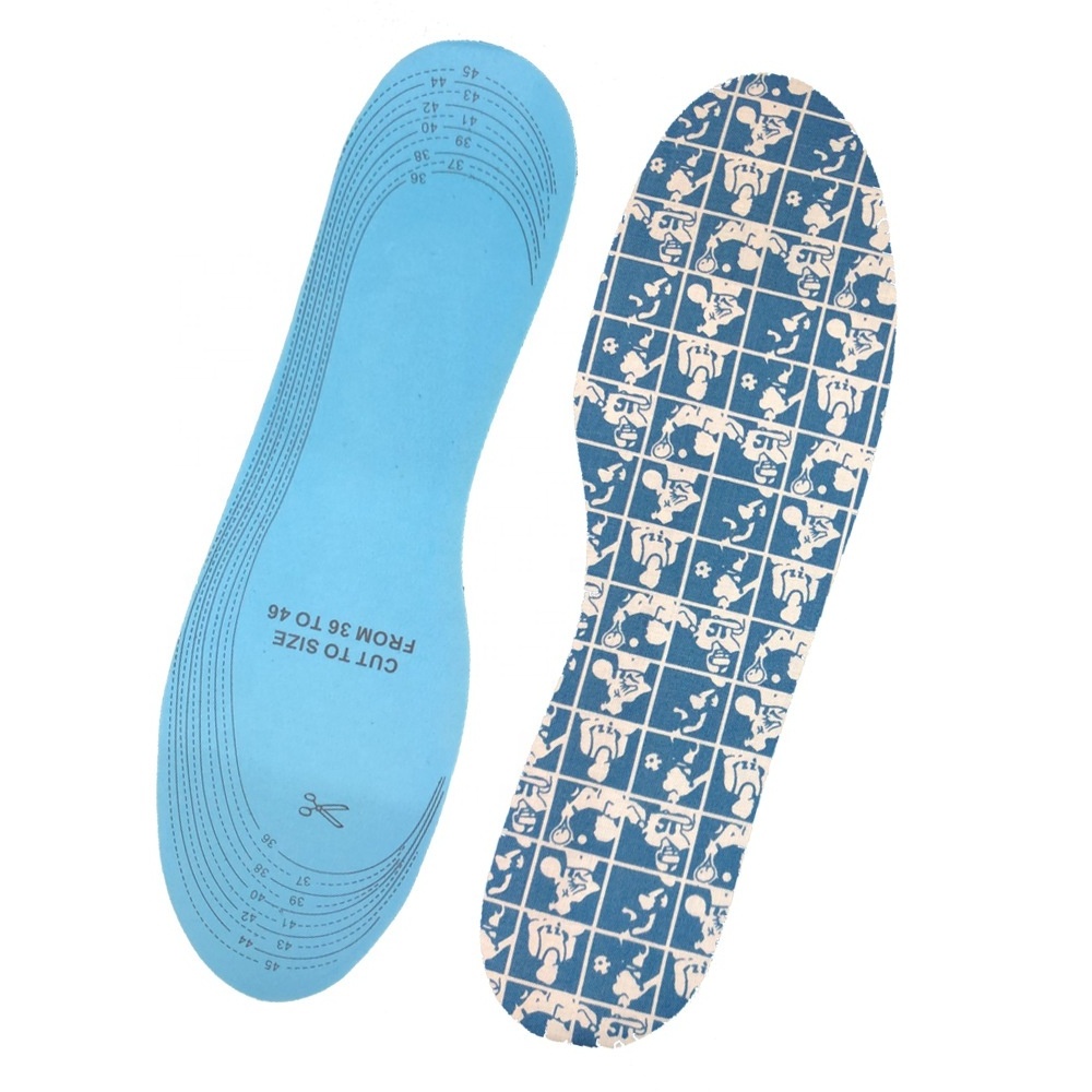 Anti Odour Shoe Insoles Set with Odor Eating Charcoal | Shoe Inserts | Odour Stop | Cut to Size