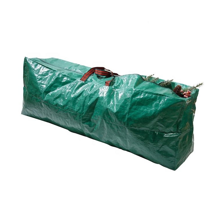 Heavy-Duty Jumbo Christmas Tree Storage Bag, Sturdy Handles & Interior Buckle Straps- Waterproof, Tear Proof PE Bag