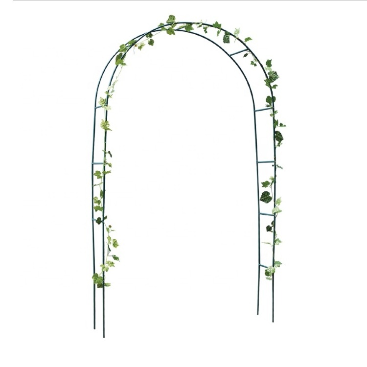 Outdoor Metal  Self Assembly Wedding Arch Arbor Pergola Garden flower Arch for climbing plants rose