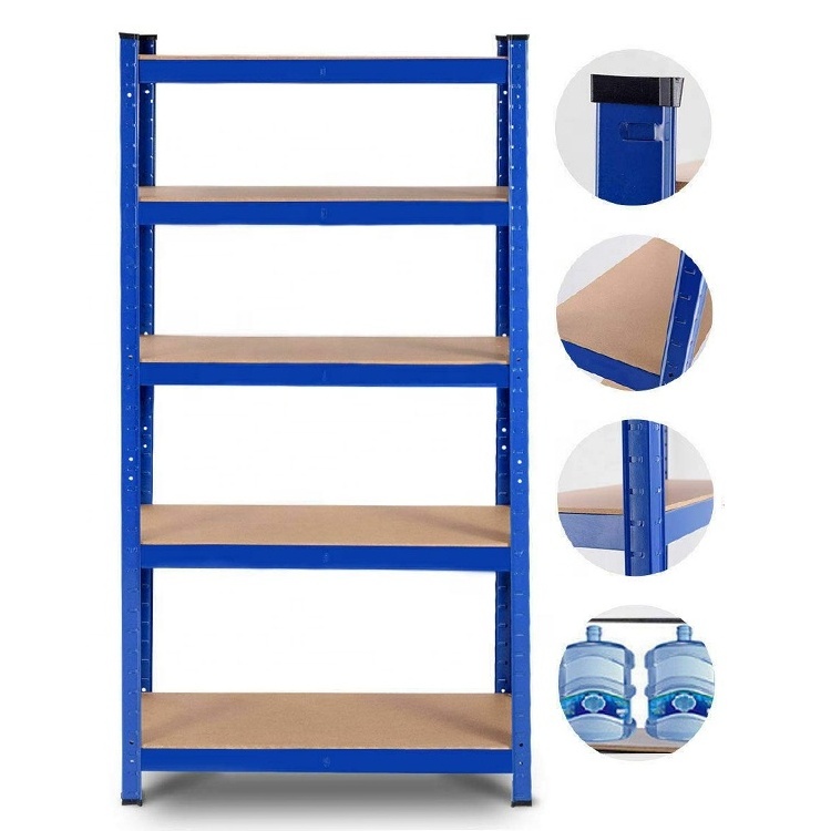 5-Shelf Storage Unit with Height Adjustable Shelves and Adjustable Levelling Feet - 1325kg Max Weight