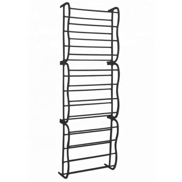 8 or 10 Tier Over The Door Shoe Rack 36 Pairs Shoe Organizer Storage White Shoe Rack