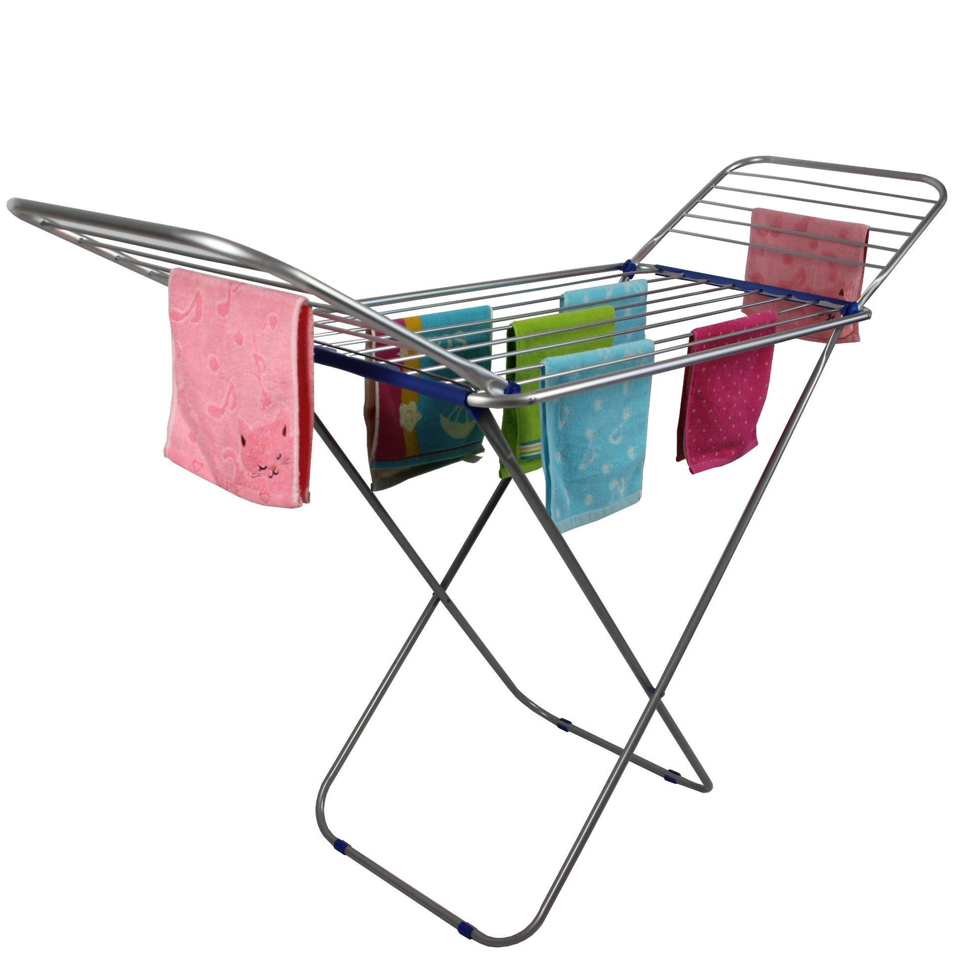 Outdoor Garden Patio Home Appliances Metal Steel Pipe Laundry Racks Coat Hanger Easy Storage Clothes Drying Rack