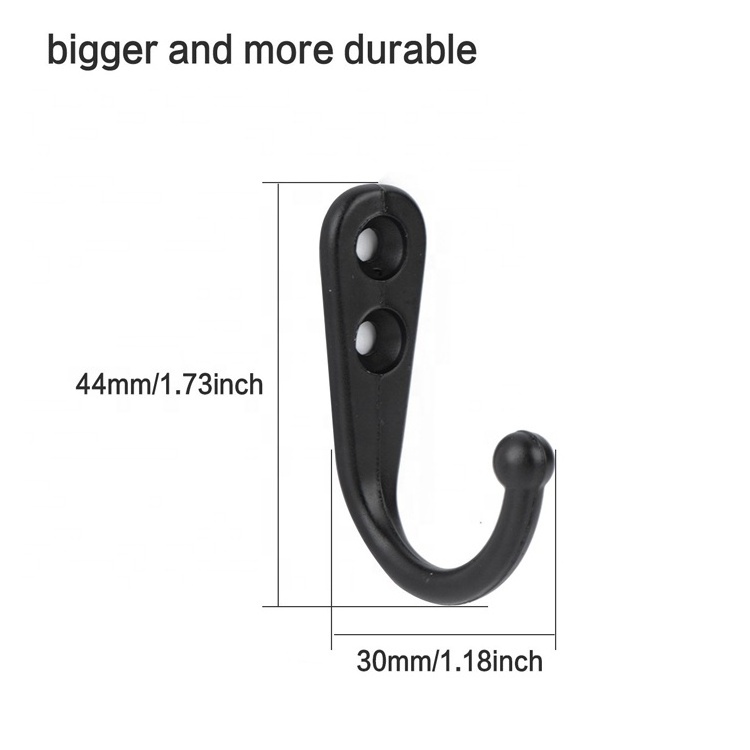 20 Packed Mini Coat and Hat Hook Robe Hook Retro Hooks for Coat/backpack/bag/towel/key Clothing Zinc Alloy Multifunction Country