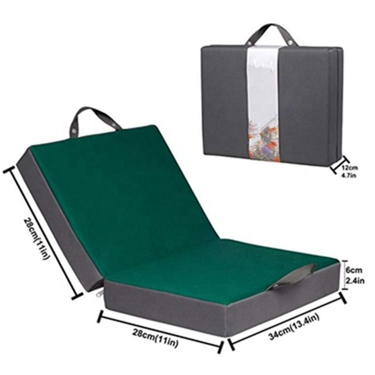 Premium Kneeling Pad, Comfortable Gardening Knee Pad Kneeling Mat with 2 Different Surfaces, Extra Soft EVA Foam Padding Knee