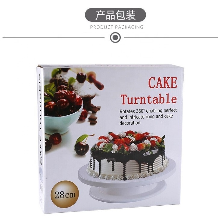 Cake Turntable 11In Rotating Cake Turntable Revolving Stand Decorating Baking Tools For Cookies Cup Turntable